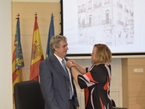 Juan Fuster, Rosa Menéndez, delegación CSIC Comunidad Valenciana, 