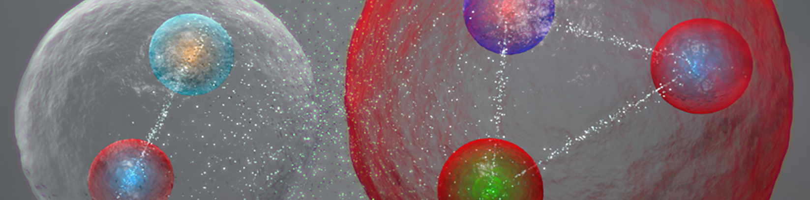 QCD, interacción fuerte, fuerza nuclear fuerte, pentaquark, quark, física hadrónica,