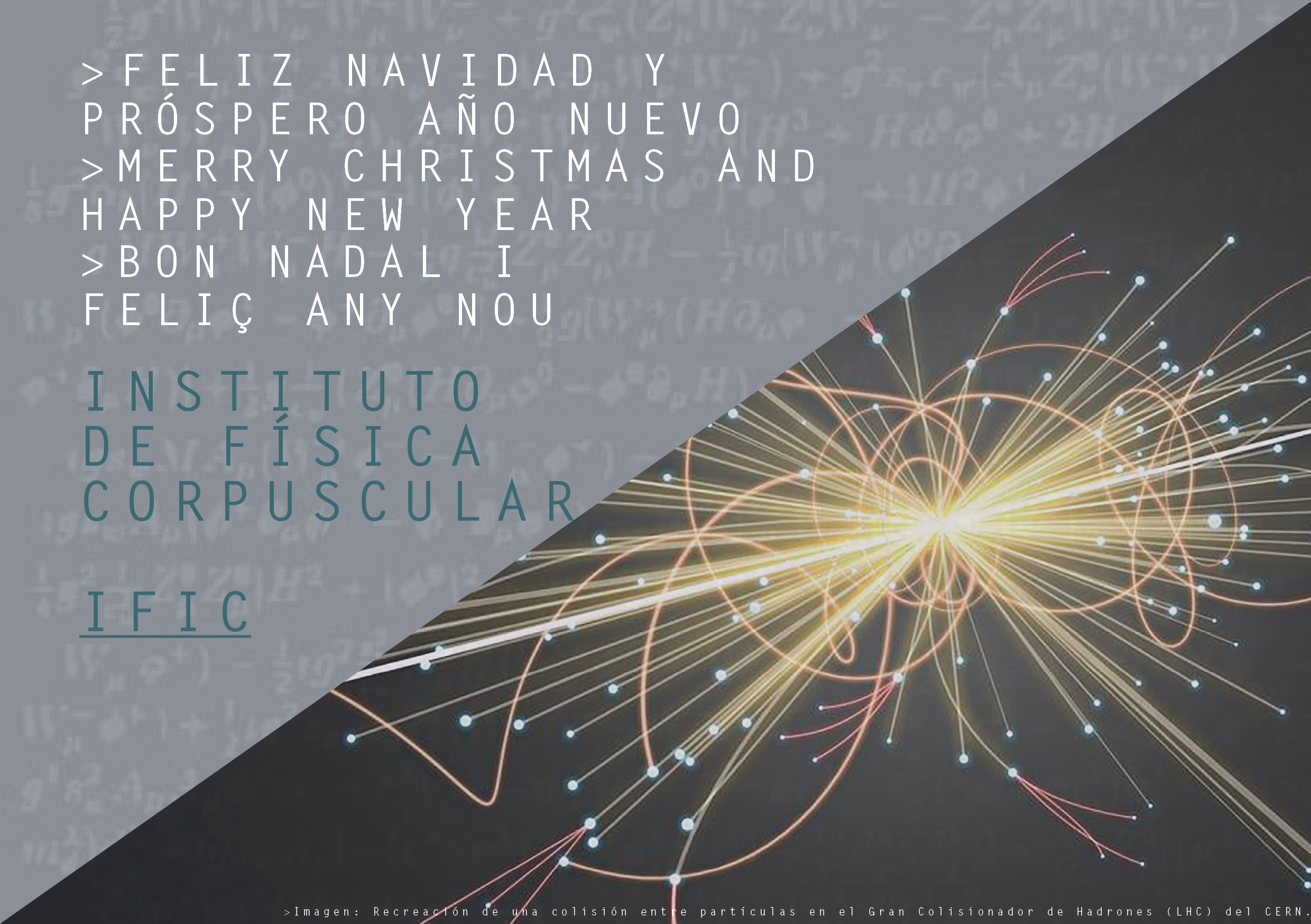 Christmas, IFIC, Navidad, física de partículas, astropartículas, física nuclear